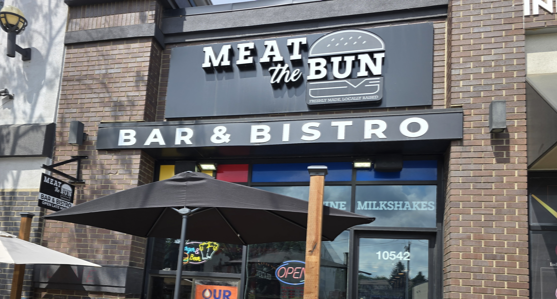 Meat The Bun Bar and Bistro on Whyte Ave Edmonton at 10542 82 Ave NW